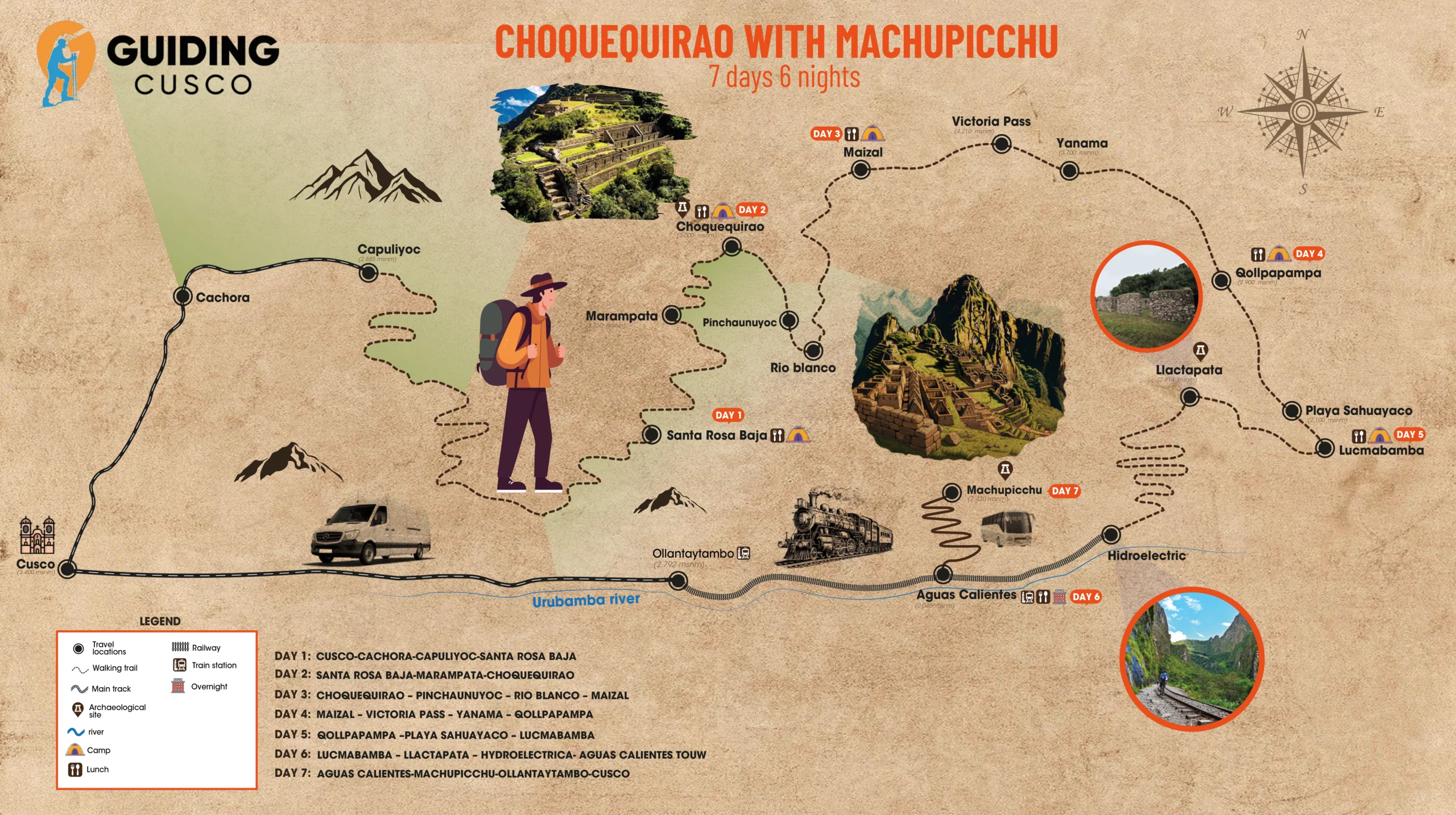 Choquequirao with Machu Picchu