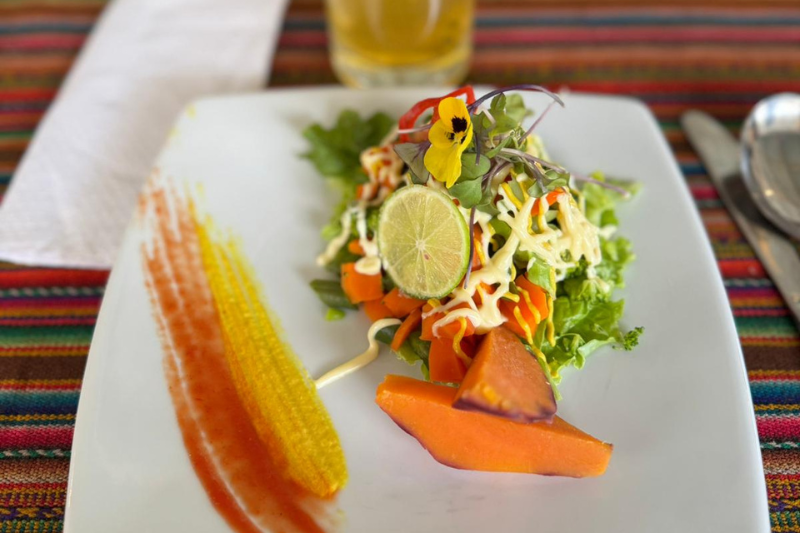 Lunch cevicheSalkantay- guidingcusco 